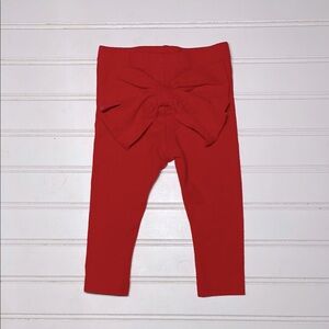 CAT & JACK Adorable Red Bow Leggings